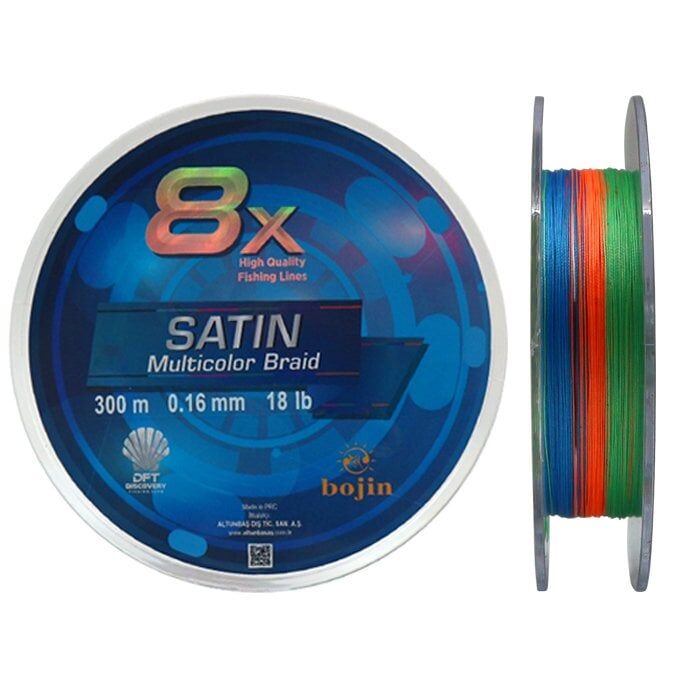 DFT Bojin 8X Satin M.Color İp Misina 0.16mm 300 m