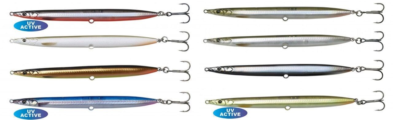 Savage gear Sandeel Pencil 125 mm 19 gr Sahte Balık Black Silver