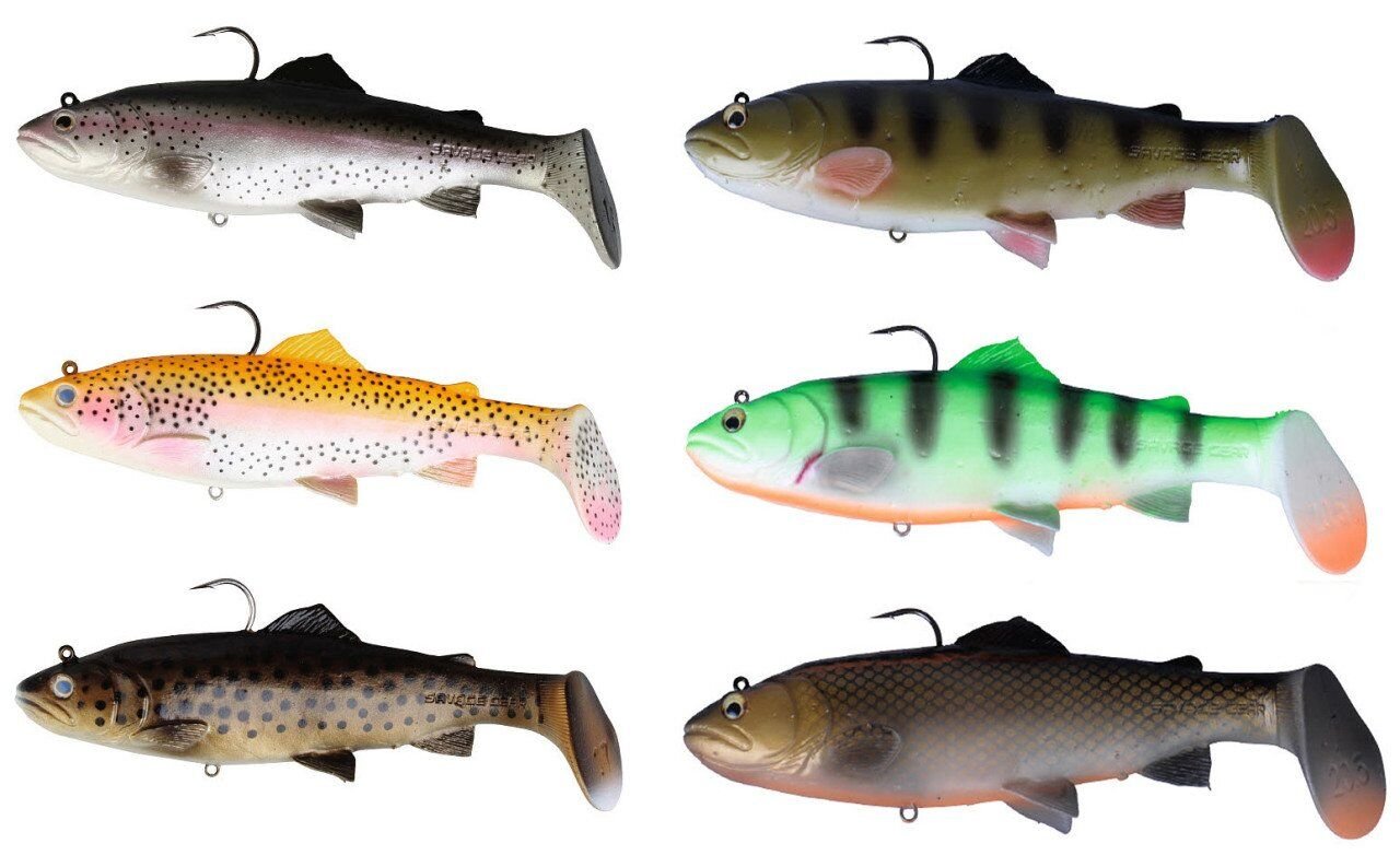 Savage gear 3D Trout Rattle Shad 12.5 cm 35 gr Sahte Balık 01-Rainbow Trout