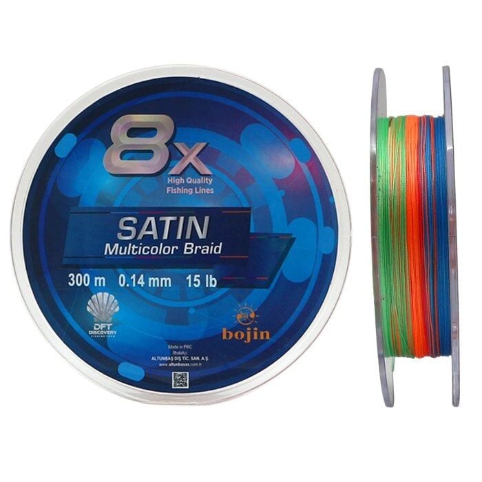 DFT Bojin 8X Satin M.Color İp Misina 0.14 mm 300 m