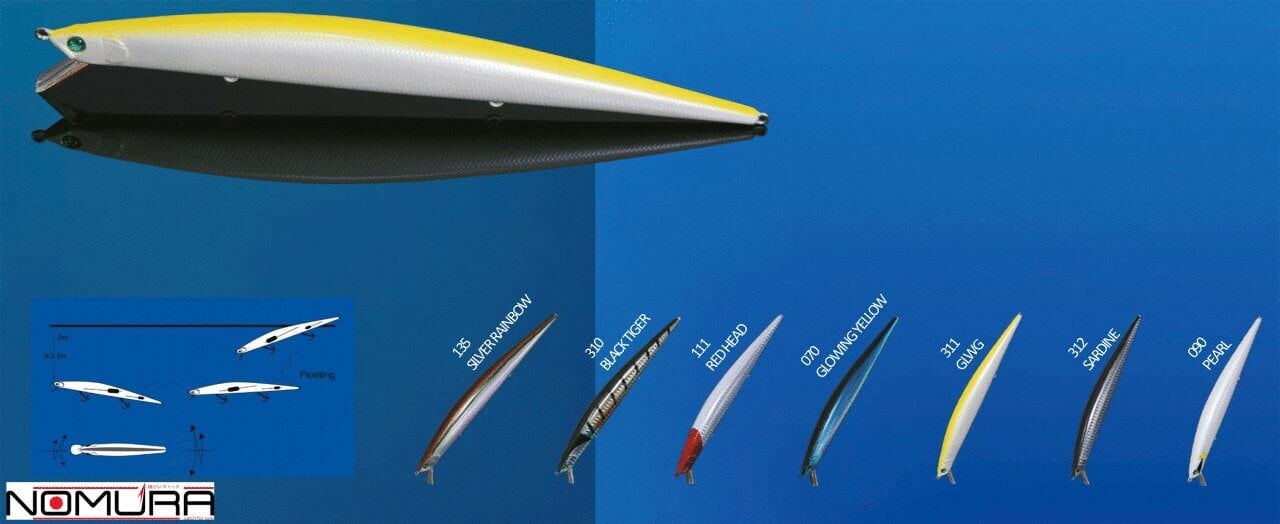 Nomura Nagasa 175mm 26g (0-2,5mt) Sahte Balık 312