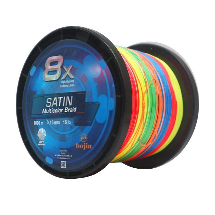 DFT Bojin 8X Satin M.Color İp Misina 0.16mm 1000m