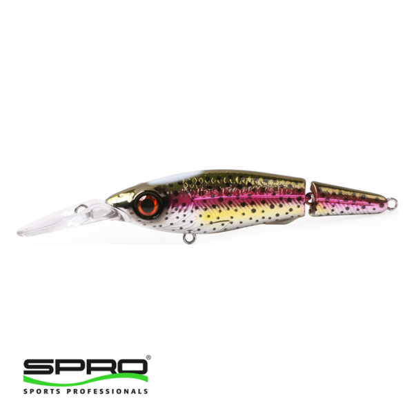 SPRO Iris Twitchy Jtd HL Rainbow Trout 7,5CM 8,5G Maket Yem