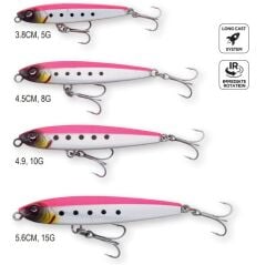 Savage Gear Jig Pencil Micro Z 4.5 cm 8G S Holo White Glow