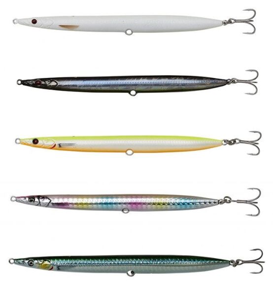 Savage gear Sandeel Pencil SW 15 cm 30 gr Sahte Balık Black Pearl