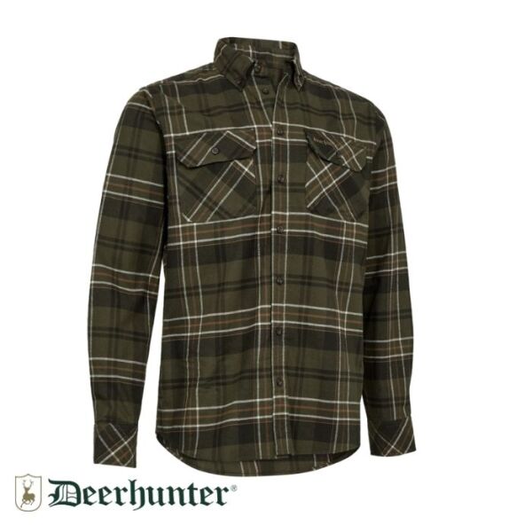 DEERHUNTER Yeşil Kareli Gömlek 41/42