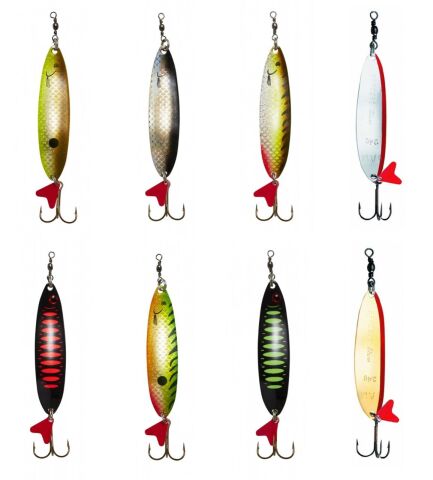 Dam Effzett Standard Spoon Slim 9.5 cm 32 gr Sinking Kaşık Olive/Chartreuse UV