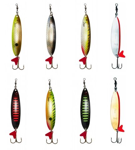 Dam Effzett Standard Spoon Slim 9.5 cm 32 gr Sinking Kaşık Olive/Chartreuse UV