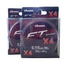 Okuma Ft-*4 Braided Line 150 mt Grey Örgü İp 0,330 mm