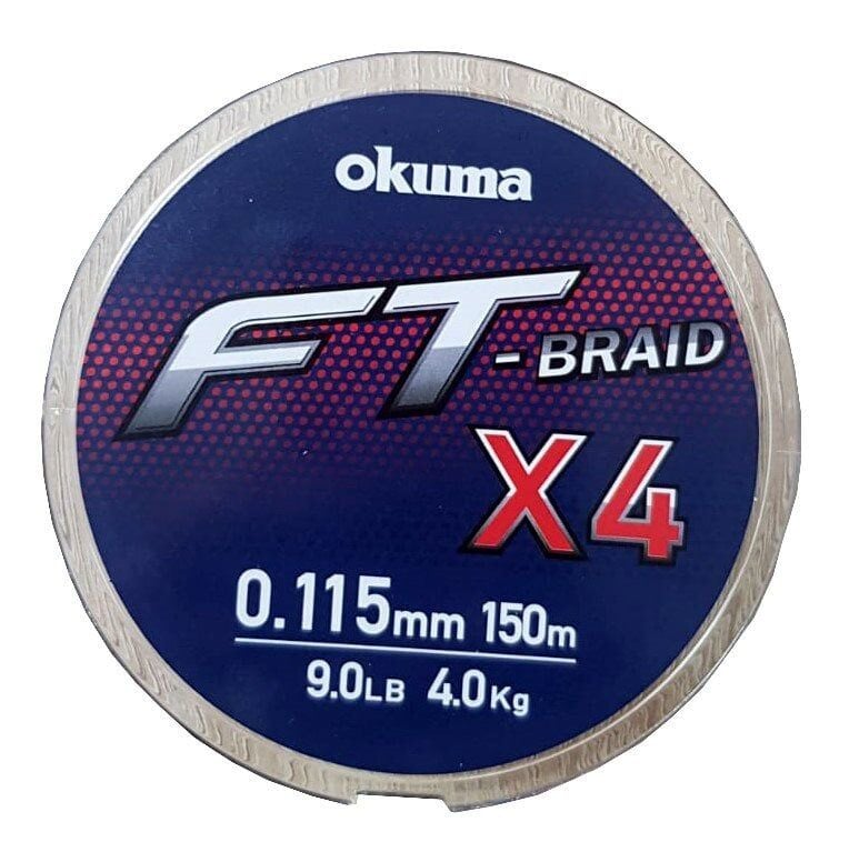 Okuma Ft-*4 Braided Line 150 mt Grey Örgü İp 0,330 mm