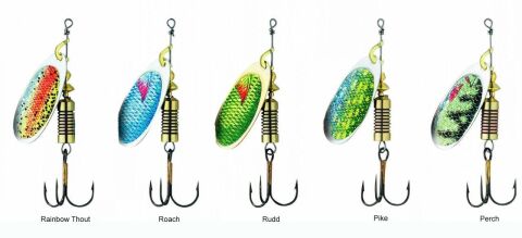 Dam Spinner Fz Standard 3D 4 gr #2 Kaşık Rainbow Thout