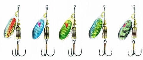 Dam Spinner Fz Standard 3D 6 gr #3 Kaşık Rainbow Thout