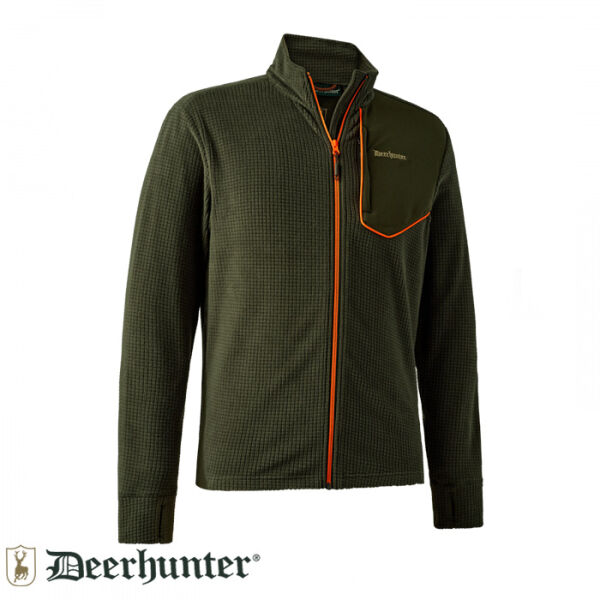 DEERHUNTER Chamois Fermuarlı Polar 361 Yeşil 2XL