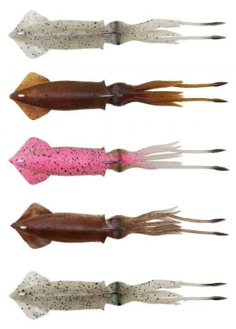 Savage gear 3D TPE Swim Squid 260mm 126g 1 Adet Sahte Balık Red Brown