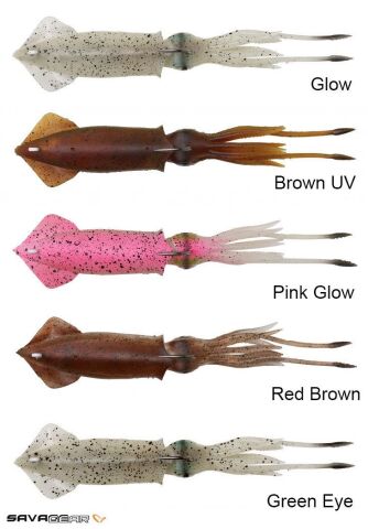 Savage gear 3D TPE Swim Squid 260mm 126g 1 Adet Sahte Balık Red Brown