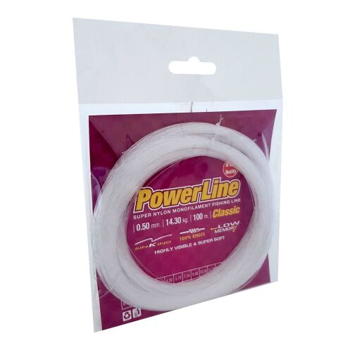 Powerline Classıc 100 mt Poşet Misina Beyaz 0,20 mm