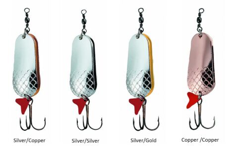 Dam Effzett Twin Spoon 6.5 cm 30 gr Sinking Kaşık Silver/Gold
