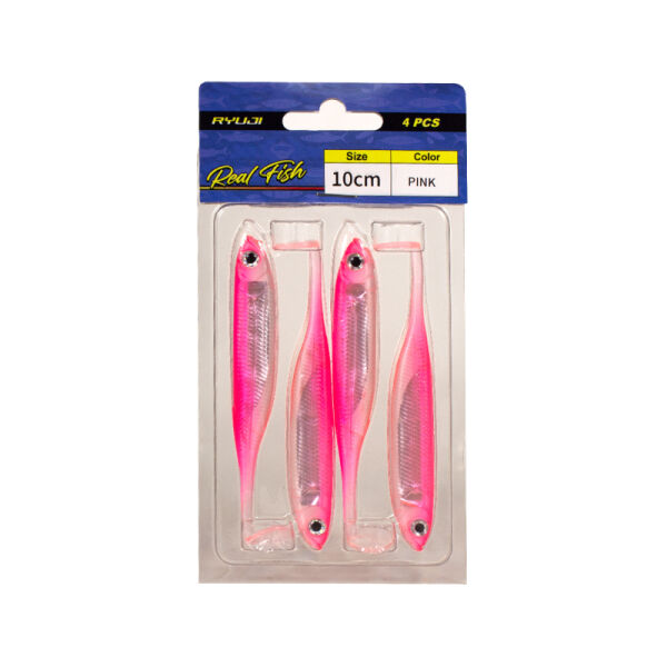 Ryuji Real Fish 10CM, 4PCS BLUE