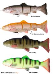 Savage gear 3D Lıne Thru Trout 15 cm 35 gr SS Sahte Balık 01-Rainbow