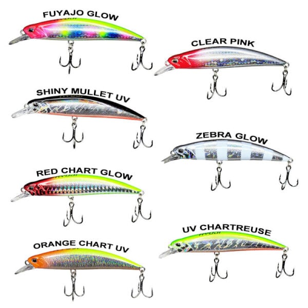 Ryuji Real Jerk Sinking 95mm 16gr Maket Yem ORANGER UV