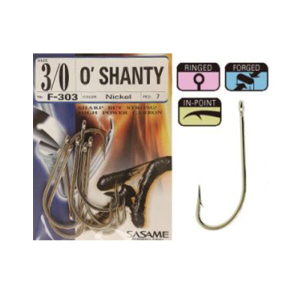 Sasame F-303 O Shanty Serisi Olta İğnesi 3/0