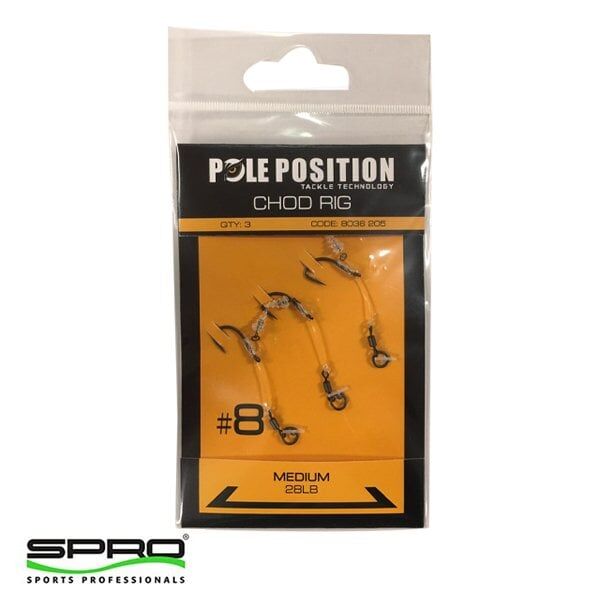 T.D. SPRO Pole Position Chod Rigs Hazır Beden No:8