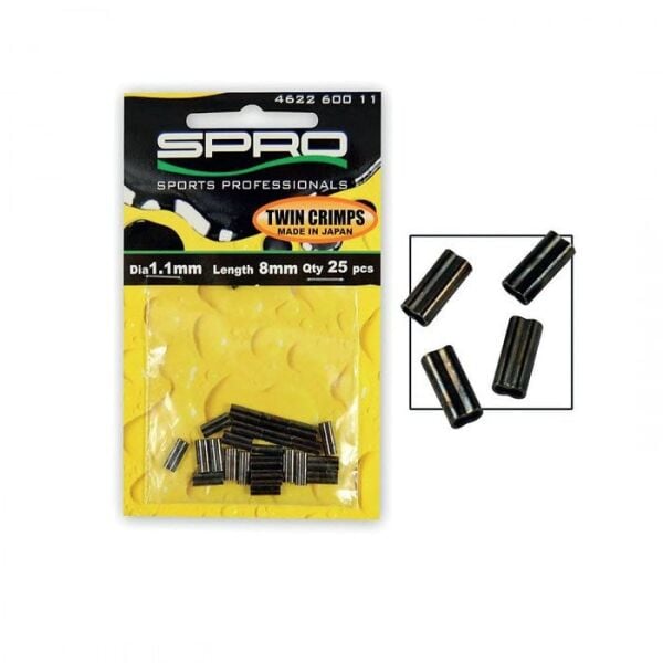 Spro D. Twin Crimps Ikili Sıkma Burcu 1.1mm 10/25
