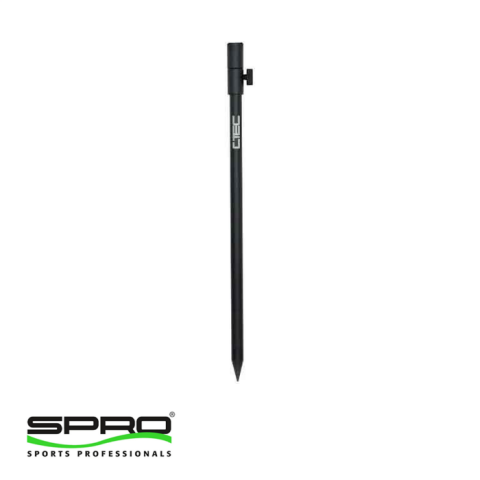 SPRO Mat Siyah Alü Bankstick 50-90cm Olta Kamışı Destek Çubuğu