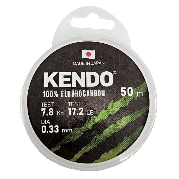 Kendo 100% Fluorocarbon White 50m Misina 0.45mm