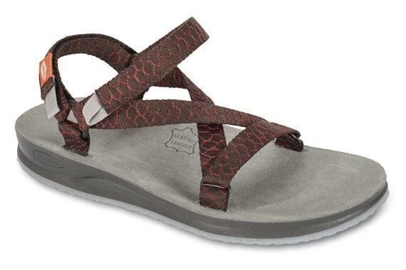 LIZARD SLY SKIN KAHVE SANDALET 35