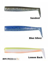 Savage gear LB Sandeel 20 cm (15 cm) Sahte Balık Blue Silver