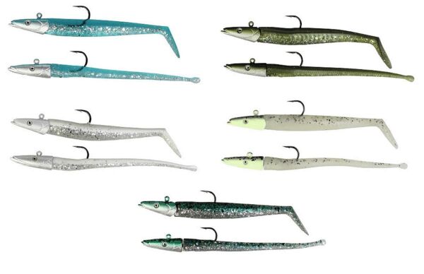Savage gear Sandeel And Slug 10 cm 10 gr 4+2 Adet 30-Real Pearl