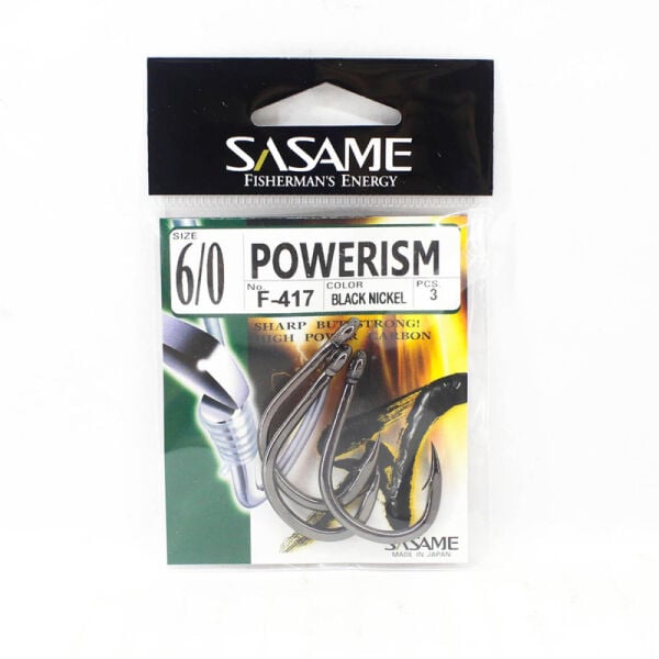Sasame Powerism F-417 Black Nickel İğne 6/0