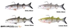 Savage gear 3D TPE Mullet 130 Wake 29 gr SS Sahte Balık White Silver
