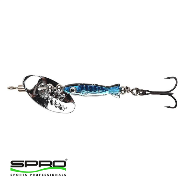 SPRO Larva Inline Spin 5,5CM 5,0G Ch. Blue