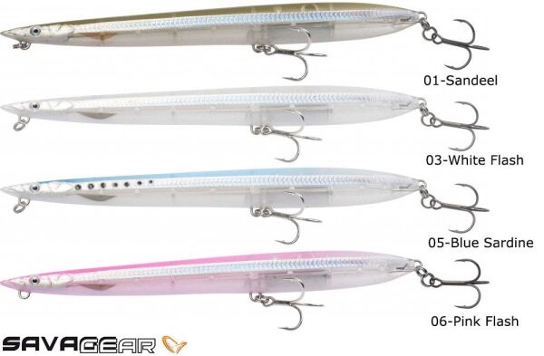 Savage gear Sandeel Surf Walker 155 23g Sahte Balık 06-Pink Flash