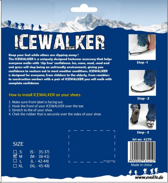 Evolite Icewalker Karda Kaydırmayan Ayakkabı Altlığı S