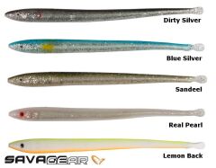 Savage gear LB Sandeel Slug 16.5 cm 5 Adet Sahte Balık Sandeel