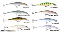 Savage gear Prey 11,5 cm 17 gr SS Sahte Balık 08-White Flash