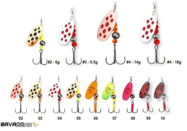 Savage gear Caviar Spinner #3 9.5 gr Kaşık 06