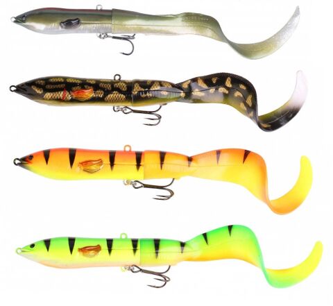 Savage gear 3D Hard Eel Tail Bait 17 cm 40 gr 1+2 Sahte Balık 05-Golden Ambulance