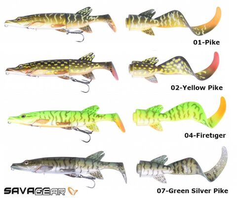 Savage gear Hybrid Pike 17 cm 45 gr SS 1+2 Sahte Balık 02-Yellow Pike