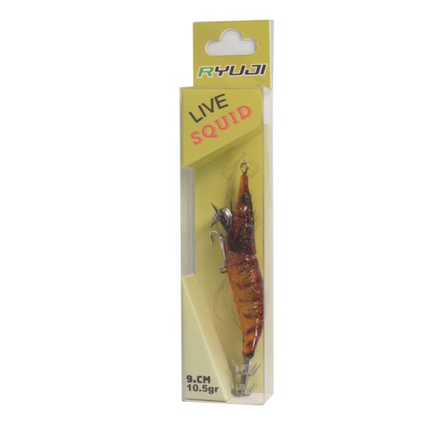 Ryuji Live Squid 9CM 10,5GR WHITE GLOW