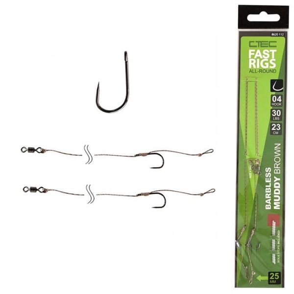 SPRO Fast Rigs MuddyBarbless Hazır İğne Takımı #06 - SPR008620.00113