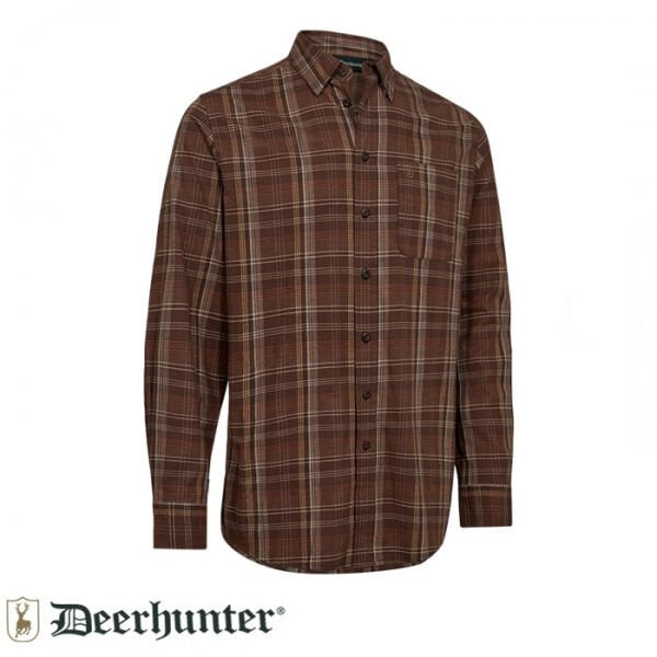 DEERHUNTER Ashton 58749 Kahve Kareli Gömlek 41/42