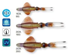Savage Gear Swim Squid RTF 25cm 200gr Sahte Balık White Glow Cuttlefish