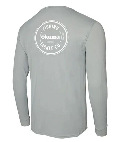 Okuma Aquatek Long Sleeve Sun Shirt Grey S