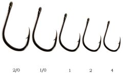 Lineaeffe Carp Hook Rıng Black 4 numara
