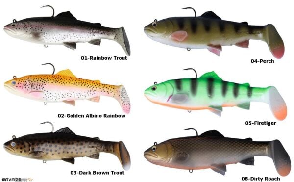 Savage gear 3D Trout Rattle Shad 12.5 cm 35 gr Sahte Balık 08-Dirty Roach