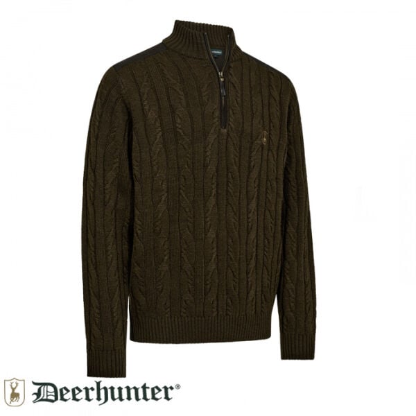 DEERHUNTER Randall Fermuarlı Yuvarlak Yaka Kazak - 2130.8343.376.L